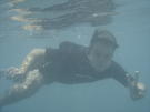 Bob underwater